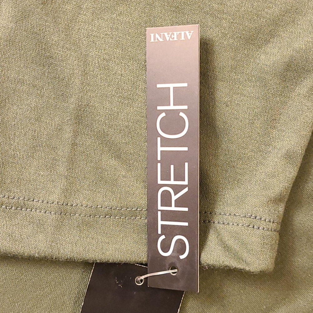 Alfani stretch long-sleeve V-neck tee - Picture 7 of 16